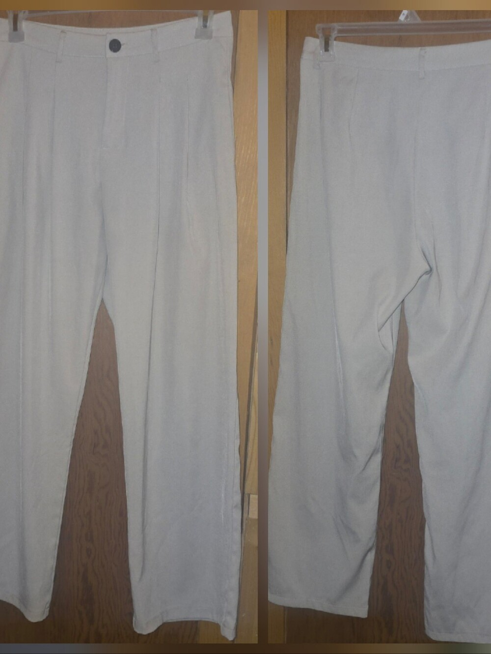 New no tags Dazy XXL cream wide leg pocketed trouser pants